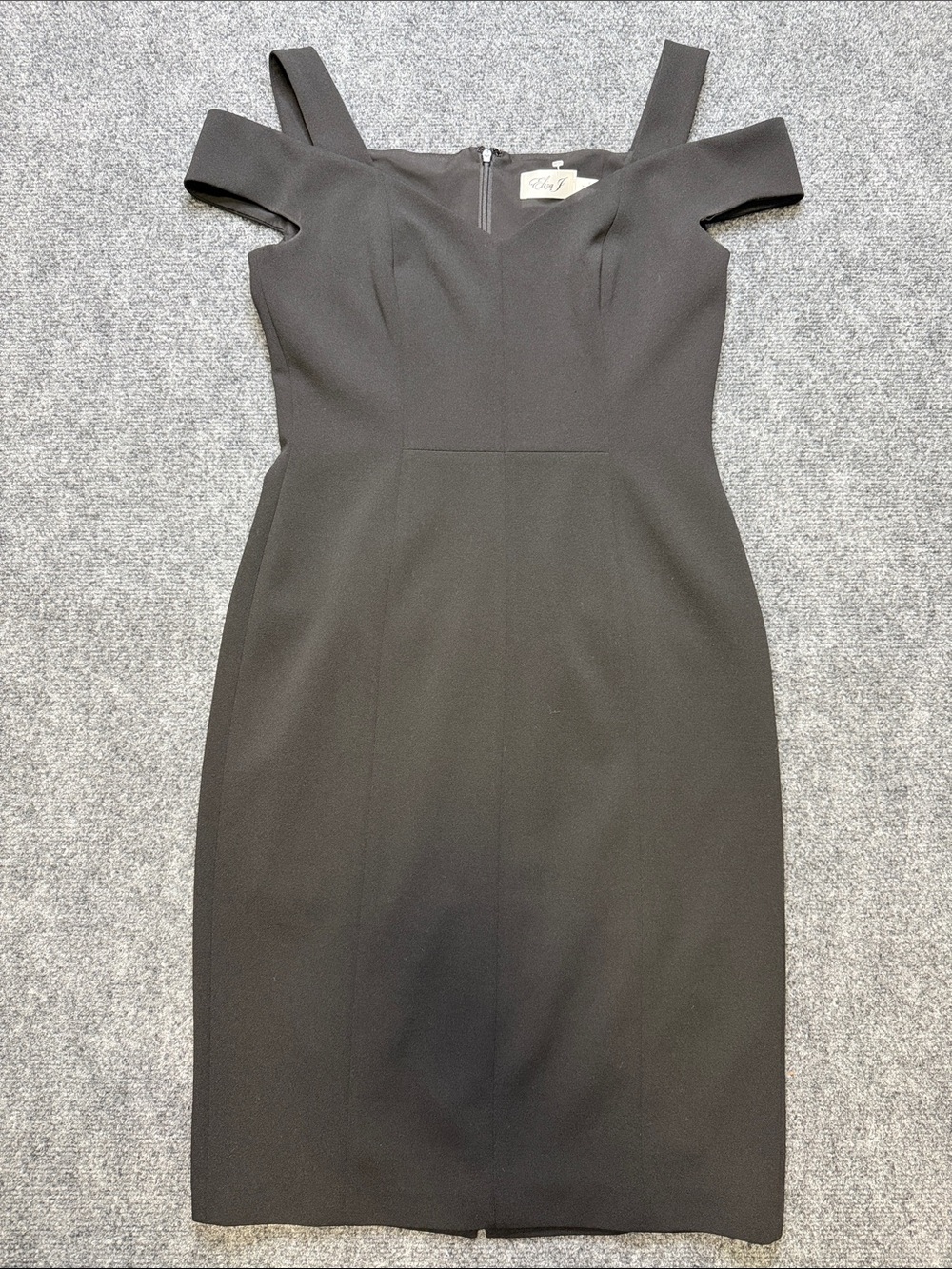 Eliza J Black Cold Shoulder Sheath Dress Size 6